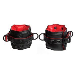 Premium Genuine Leather Kink Wrist Restraints - Brand New